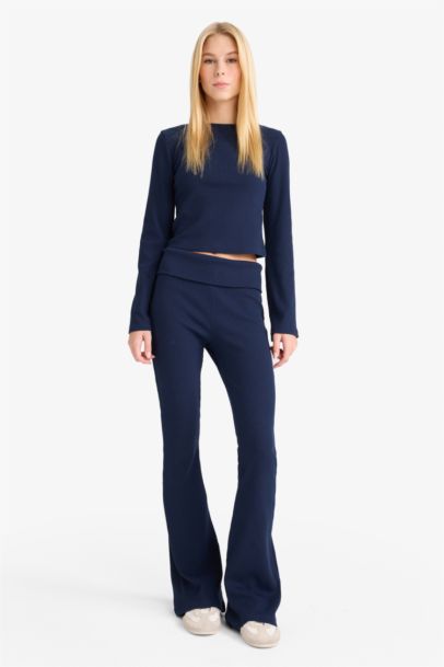 Pantalon patte d'éléphant Coupe évasée