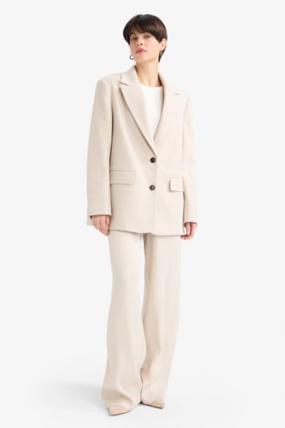 Regular Fit With Pockets Satin Trousers