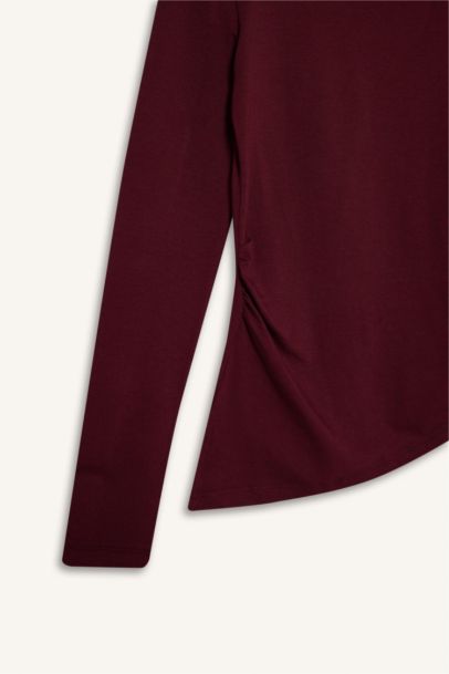 تيشيرت ردن طويل تول سليم فيت وياخة عريضة