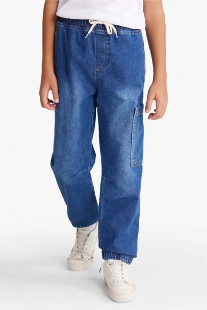 Jogger Fit Jean Pantolon Erkek Çocuk