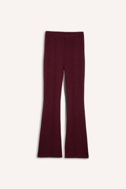Flare Fit Modal Trousers