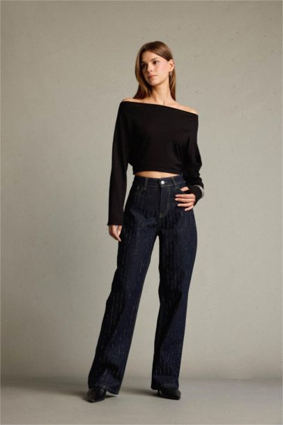 Relax Fit Denim Trousers
