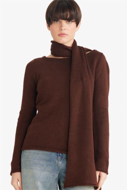 Regular Fit Boat Collar Knitwear Pullover