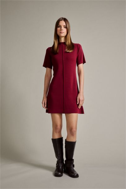 Crew Neck Dress