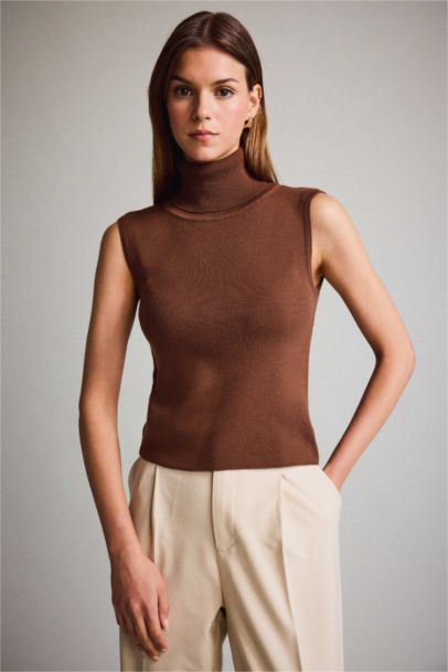 Turtleneck Tank Top