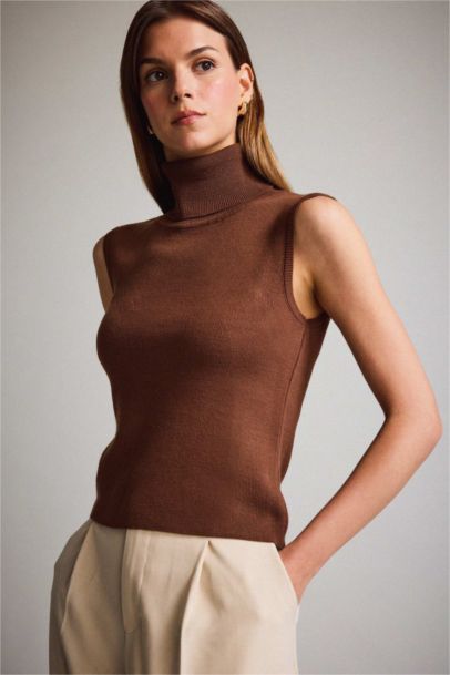Turtleneck Tank Top