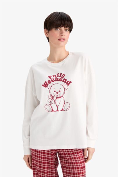 Regular Fit Crew Neck Knitted Tops