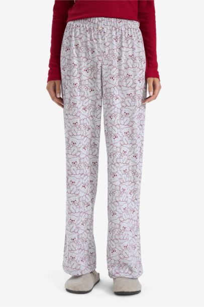 Regular Fit Desenli Pijama Altı