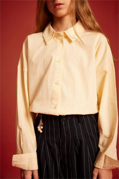 Girl Poplin Long Sleeve Shirt
