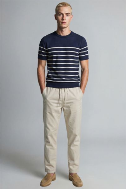 Cotton Baggy Fit Trousers