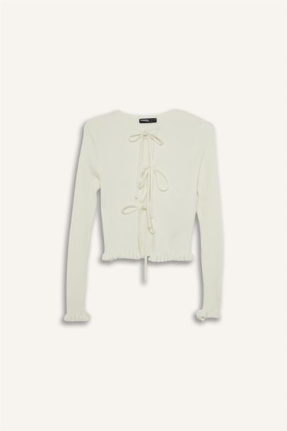 سترة سليم فيت بياقة مستديرة