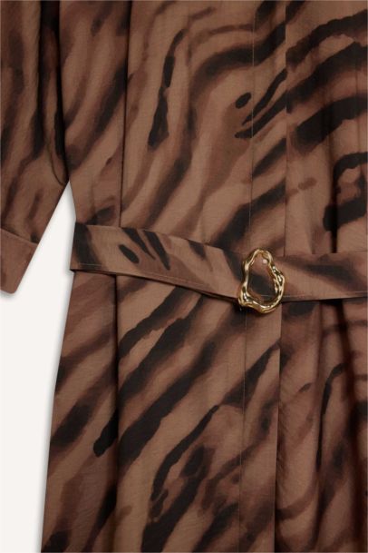 Gömlek Yaka Yarım Kol Elbise