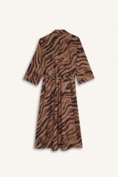 Gömlek Yaka Yarım Kol Elbise