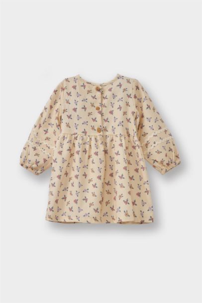 فستان بيبي بناتي فلورال تويل