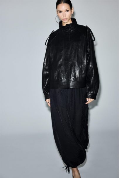 Balloon Fit Regular Waist Standard Length Trousers