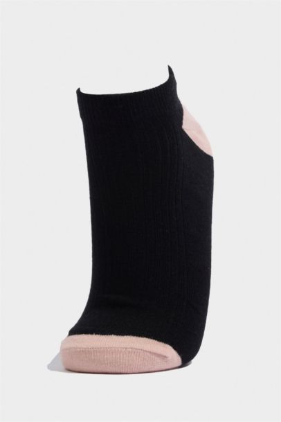 Kadın Parıltılı 7'li Pamuklu Patik Çorap