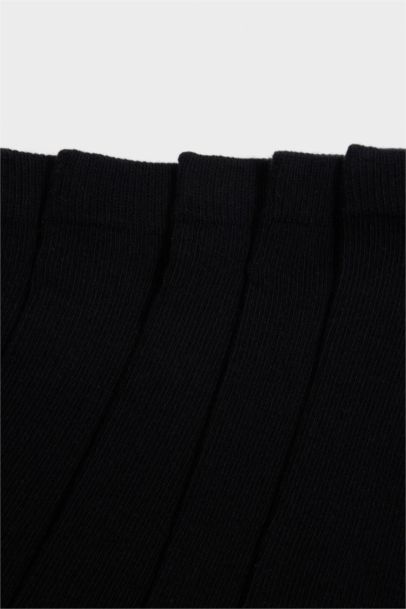 Kadın Parıltılı 7'li Pamuklu Patik Çorap