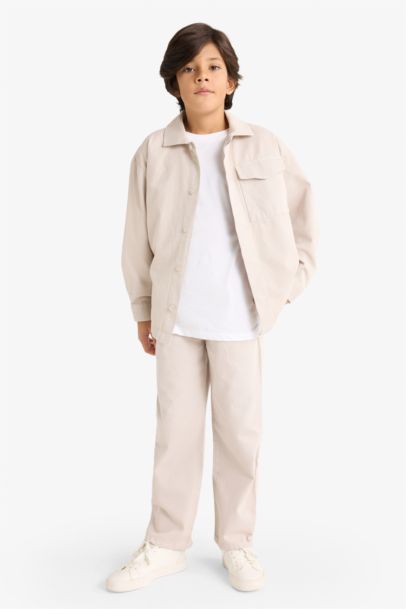 Beli Lastikli Gabardin Pantolon Erkek Çocuk