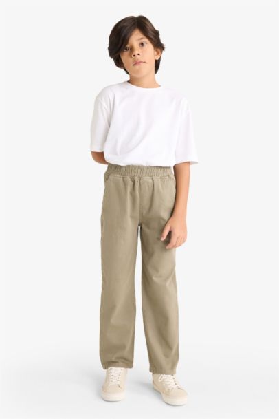 بنطلون جبردين اولادي قصة عادية وخصر مطاطي