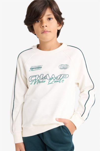 Ensemble Sweat imprimé et Jogging pour garçon