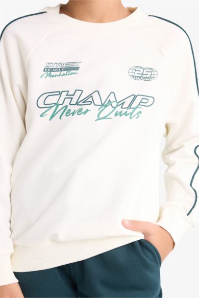 Ensemble Sweat imprimé et Jogging pour garçon