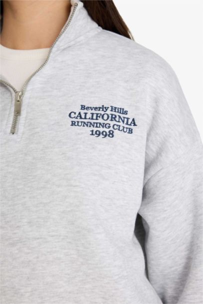 Oversize Fit Long Sleeve Sweatshirt