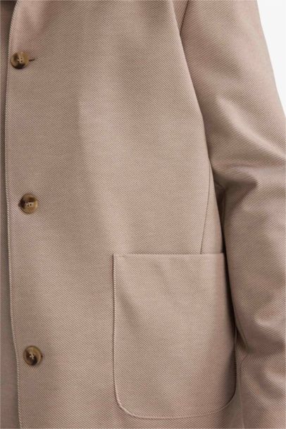 Regular Fit Polo Collar Blazer