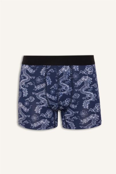 Regular Fit Hayvan Baskılı 3'lü Boxer