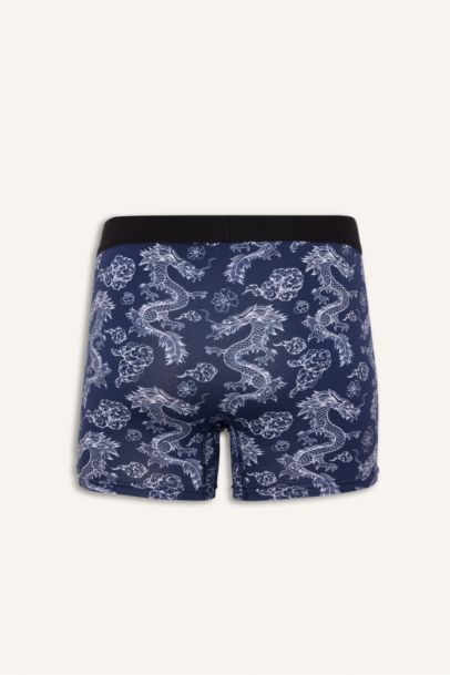 Regular Fit Hayvan Baskılı 3'lü Boxer