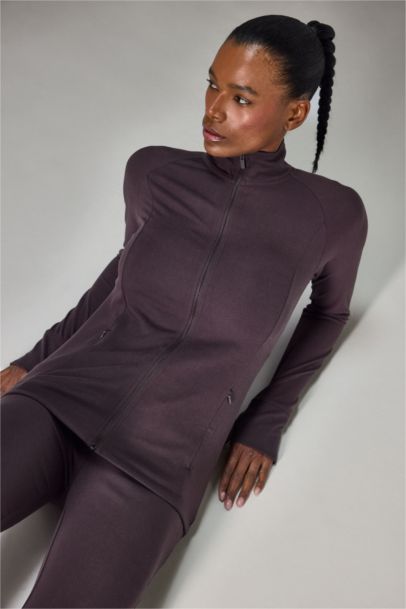 Slim Fit Stand Collar Fleece Lining Cardigan