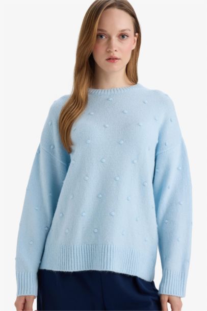 Relax Fit Crew Neck Knitwear Pullover