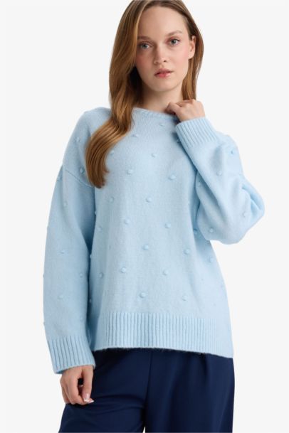Relax Fit Crew Neck Knitwear Pullover