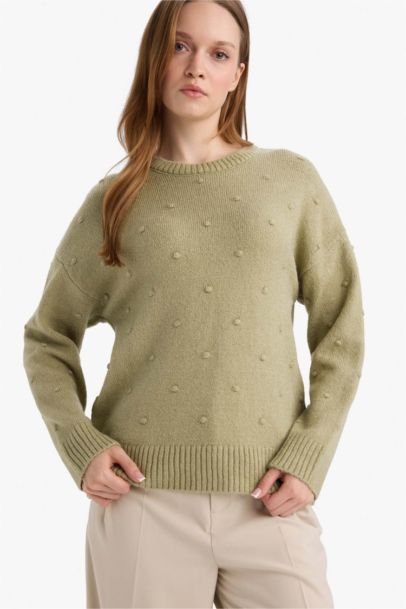 Relax Fit Crew Neck Knitwear Pullover