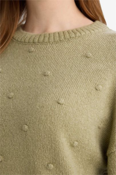 Relax Fit Crew Neck Knitwear Pullover