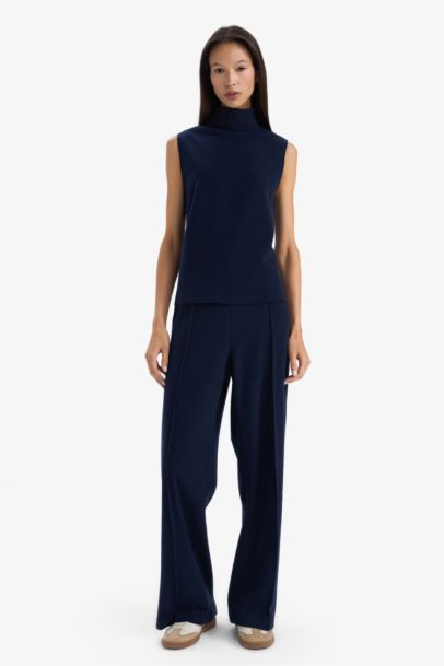 Pantalon à jambes larges