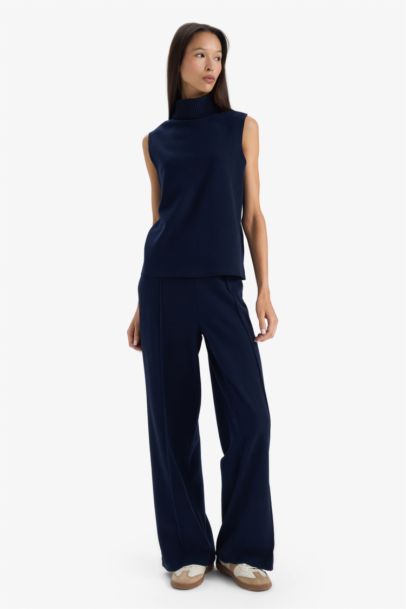 Pantalon à jambes larges