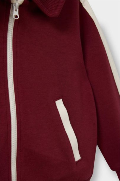 2'li Takım Fermuarlı Sweatshirt Eşofman Altı Erkek Bebek