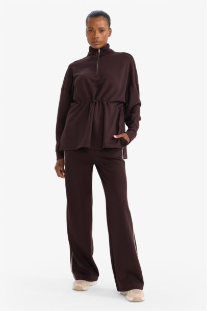 DeFactoFit Long Fit Modal Sports Sweatshirt