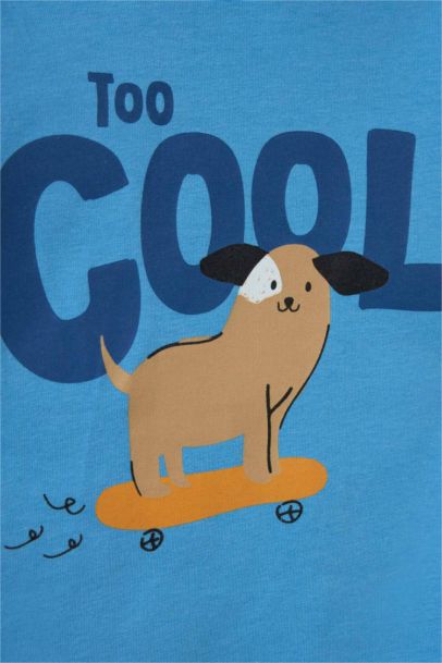 Pijama Takımı Baskılı Uzun Kollu Penye Üst Uzun Alt Erkek Bebek