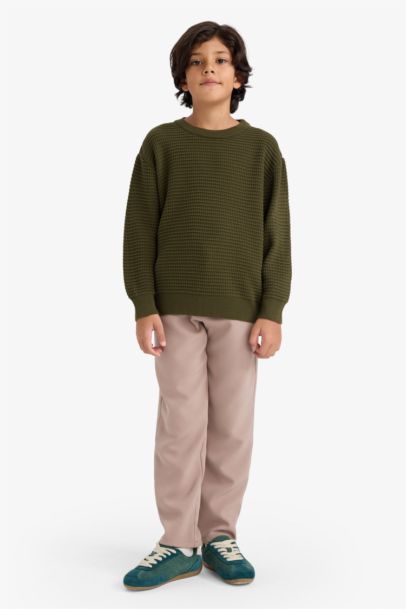 Bisiklet Yaka Triko Kazak Erkek Çocuk