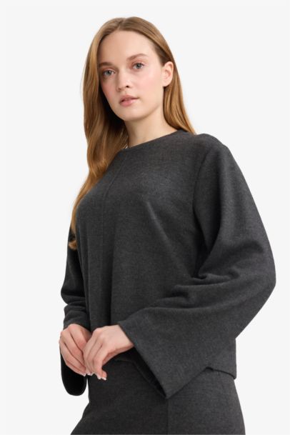 Loose Fit Long Sleeve Tunic