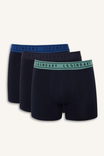 Regular Fit 3'lü Boxer