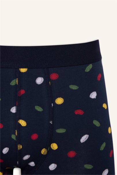 Regular Fit Patterned 3 Piece Boxers