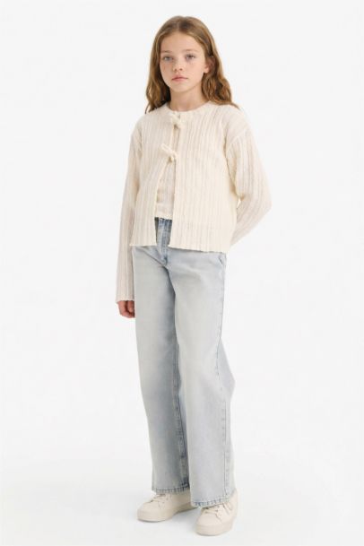 2'li Takım Ribana Hırka Atlet Kız Çocuk