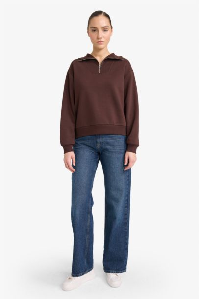 Regular Fit Basic Sweatshirt