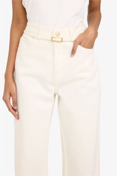 Брюки Straıght Wıde со средней талией для женщин