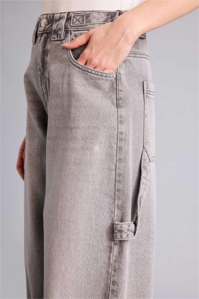 Брюки Carpenter Fıt c высокой талией для женщин