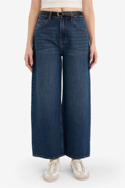 Брюки Кюлоты c высокой талией для женщин