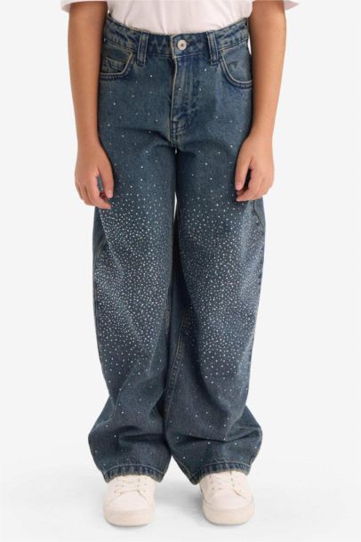 Baggy Fit Denim Trousers
