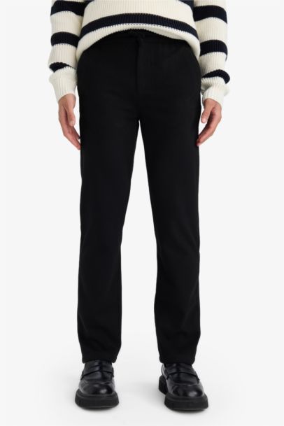 Regular Fit Straight Leg Trousers